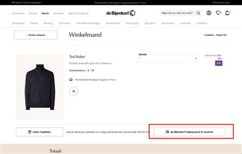 kortingscode bijenkorf ing